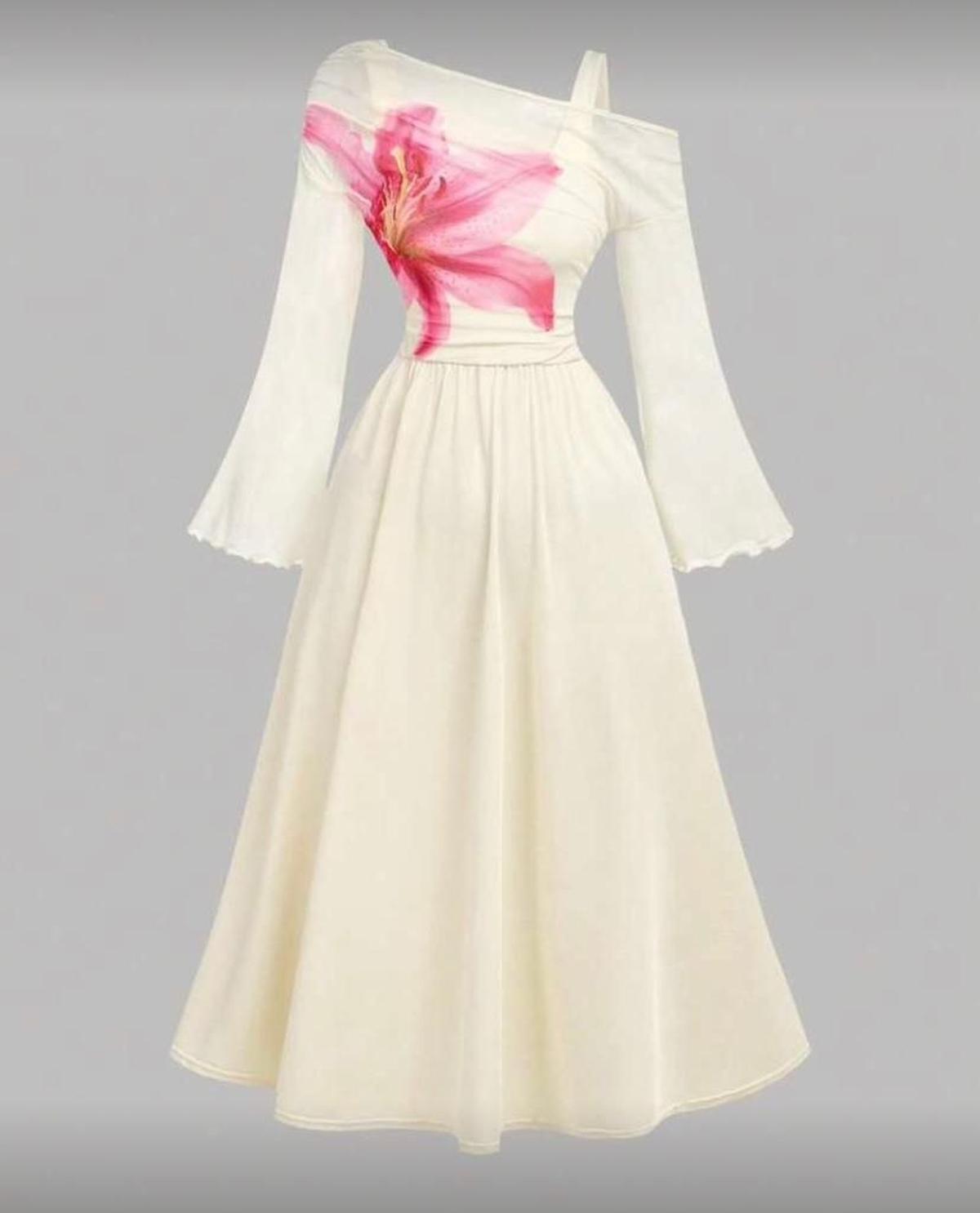 فستان محير واحد